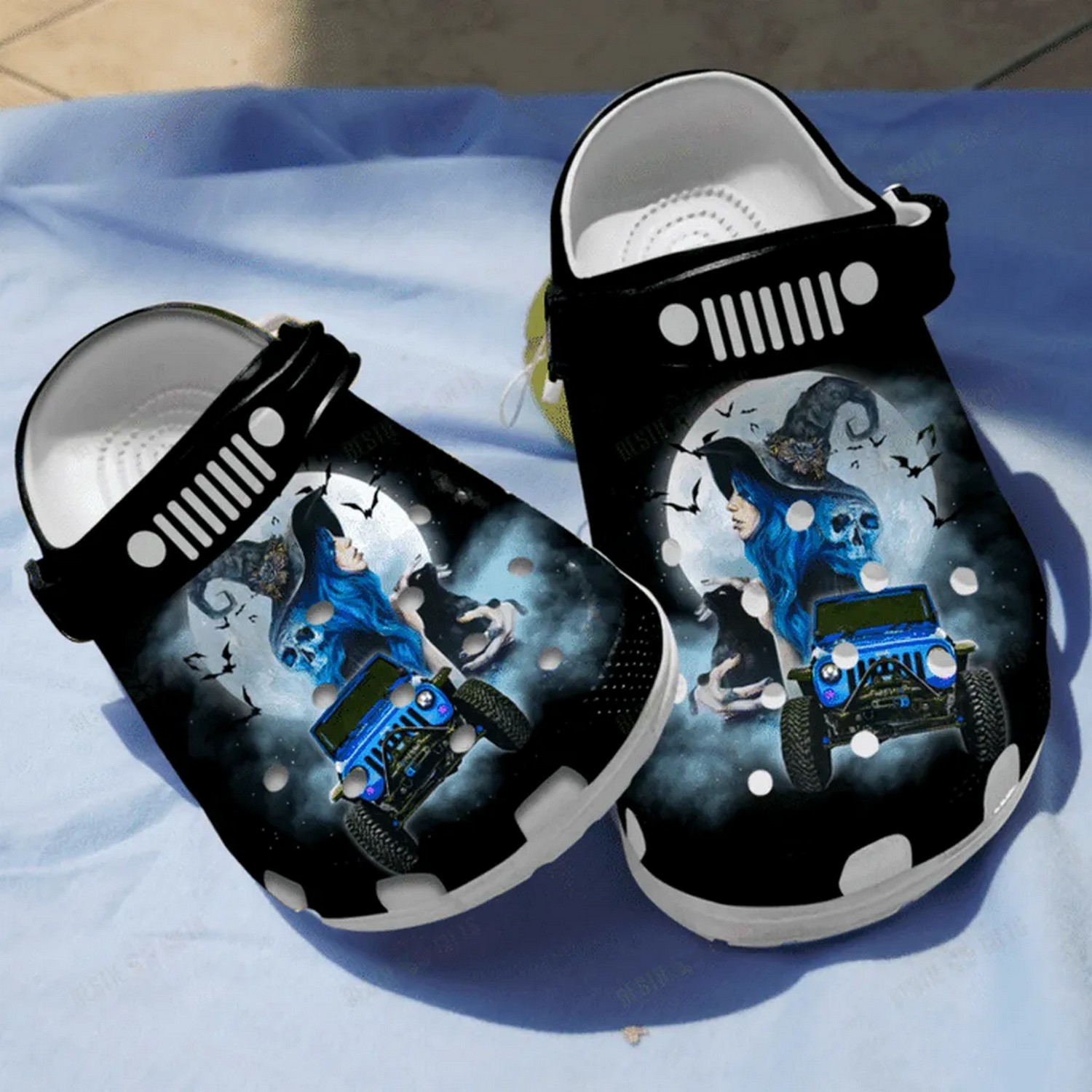 Jack Skellington The Nightmare Before Christmas Movie Crocs Crocband Clogs Shoes Comfortable For Men Women and Kids