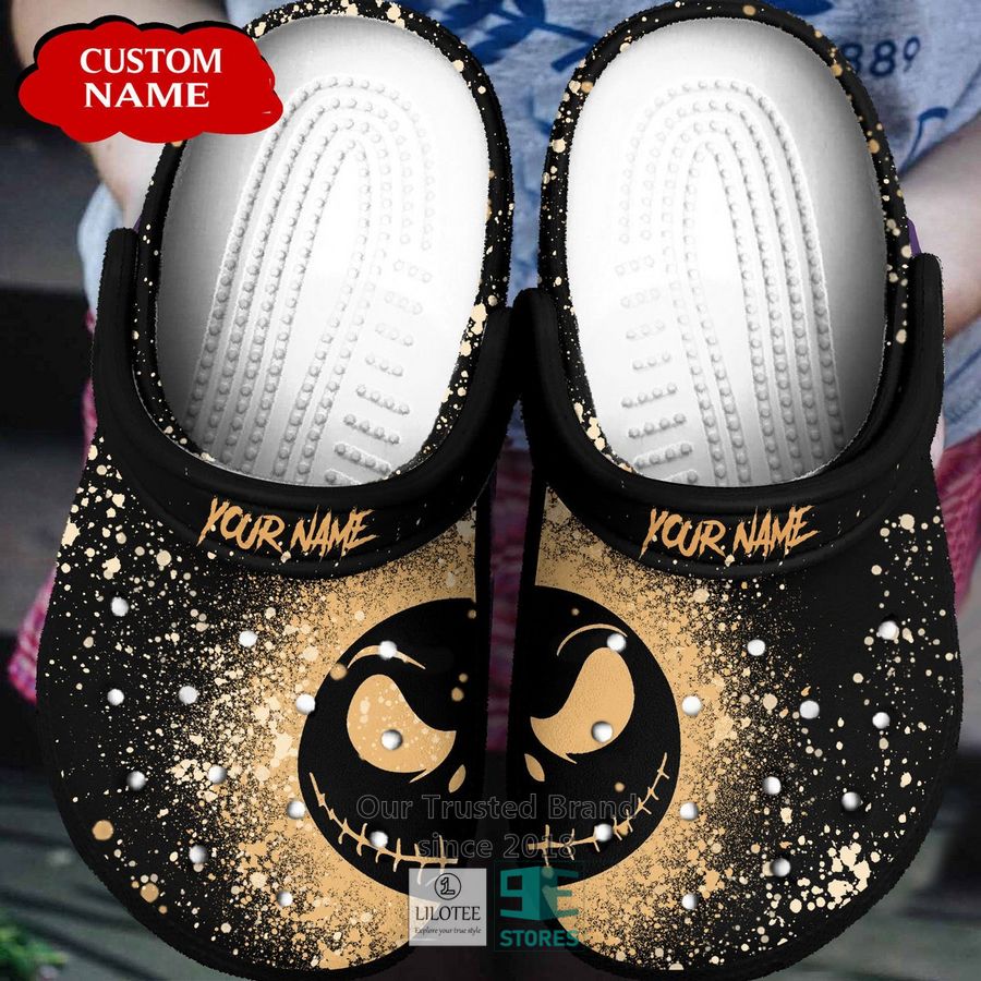 Jack Skellington The Nightmare Before Christmas Movie Crocs Crocband Clogs Shoes Comfortable For Men Women and Kids