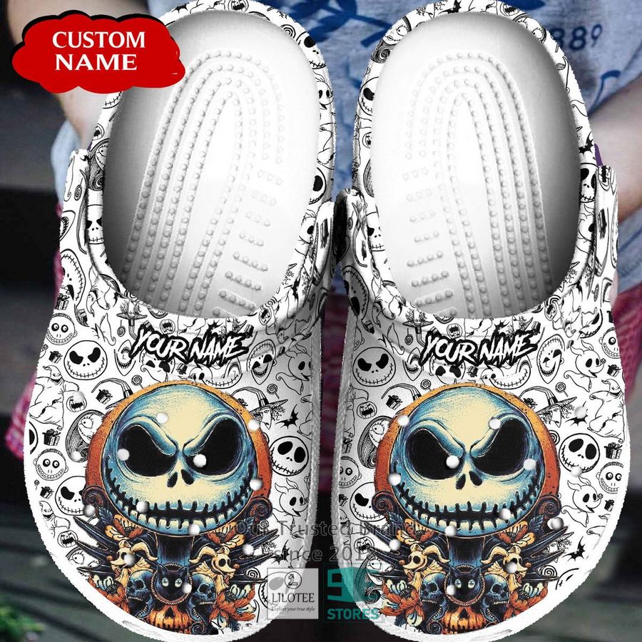 Jack Skellington The Nightmare Before Christmas Movie Crocs Crocband Clogs Shoes Comfortable For Men Women and Kids