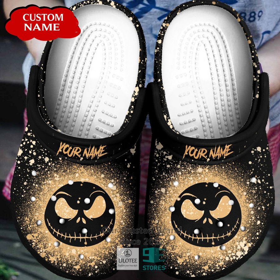 Jack Skellington The Nightmare Before Christmas Movie Crocs Crocband Clogs Shoes Comfortable For Men Women and Kids