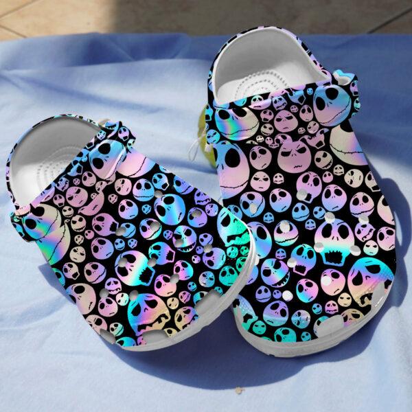 Jack Skellington The Nightmare Before Christmas Movie Crocs Crocband Clogs Shoes Comfortable For Men Women and Kids