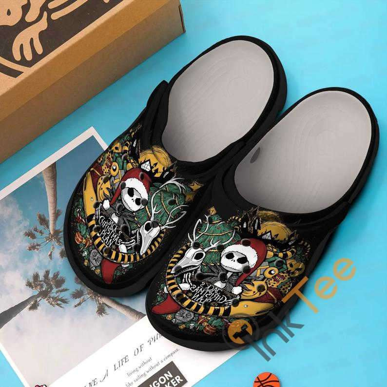 Jacks Christmas Plan Skellington The Nightmare Crocband Clogs Shoes