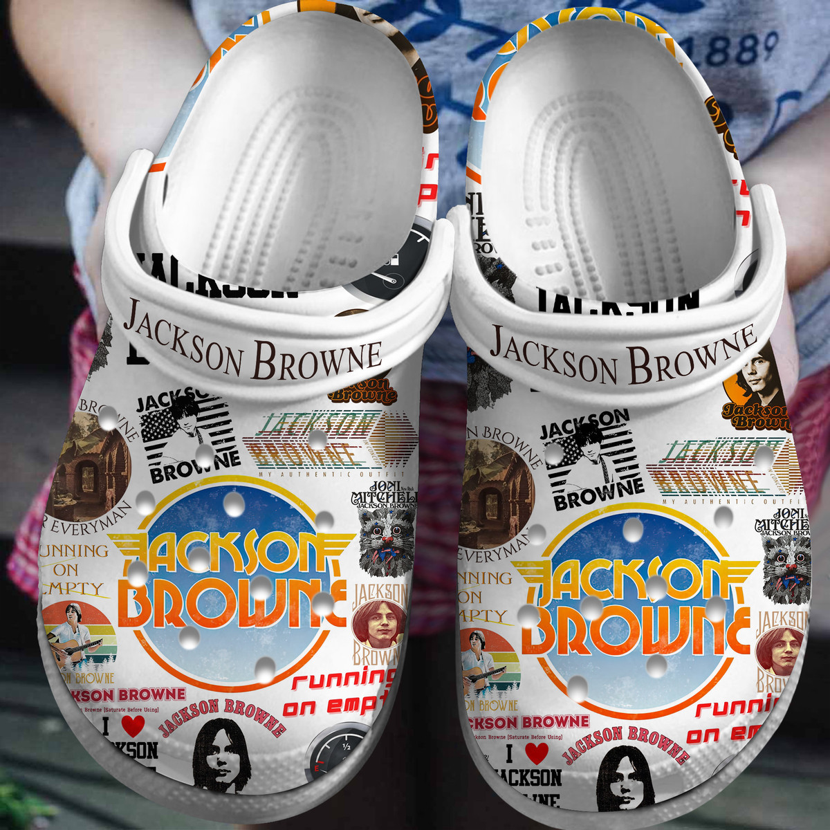 Jackson Browne Music Crocs Crocband Clogs Shoes Comfortable For Men Women and Kids