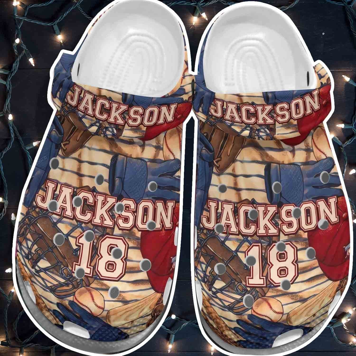 Jackson Shoes For Batter - Funny Baseball clogs