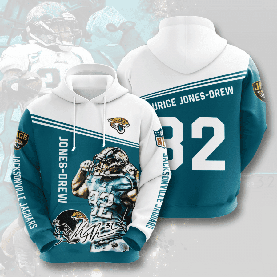 Jacksonville Jaguars 3D All Over Print Hoodie, Zip Hoodie