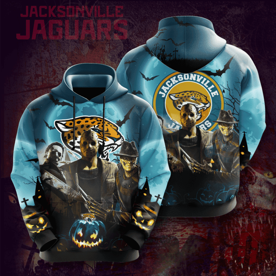 Jacksonville Jaguars 3D All Over Print Hoodie, Zip Hoodie