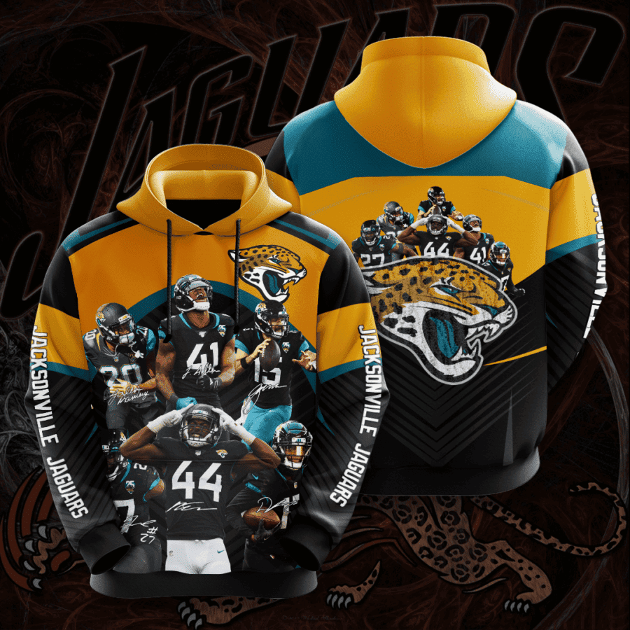 Jacksonville Jaguars 3D All Over Print Hoodie, Zip Hoodie