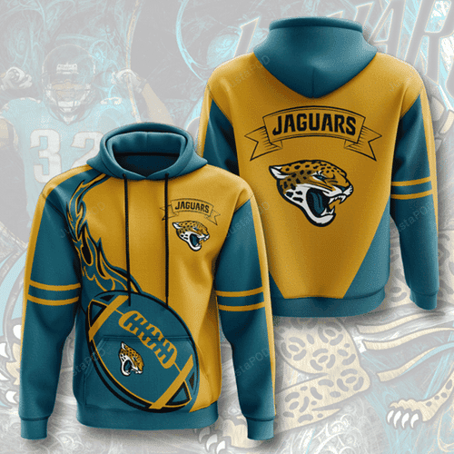 Jacksonville Jaguars 3D All Over Print Hoodie, Zip Hoodie