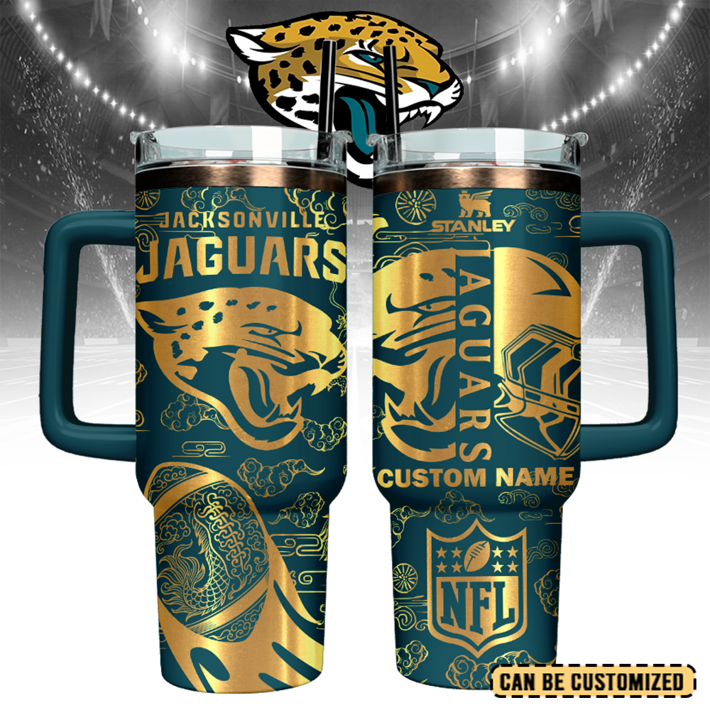 Jacksonville Jaguars Custom Stanley Cup 40 oz 30 oz Tumbler With HandleTVC2301107
