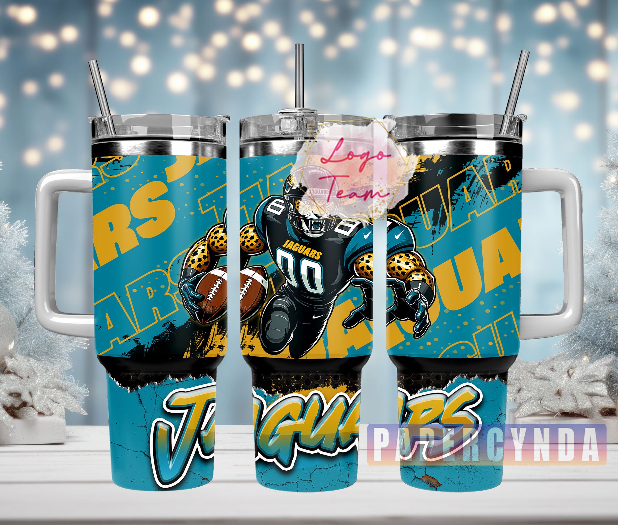 Jacksonville Jaguars Custom Stanley Cup 40 oz 30 oz Tumbler With HandleTVC2301842