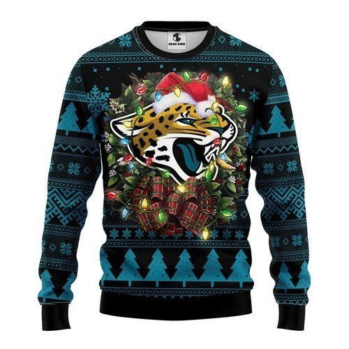 Jacksonville Jaguars For Unisex Ugly Christmas Sweater Adult 3D Funny Matching for family