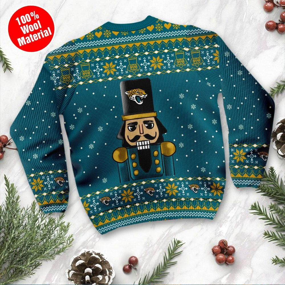 Jacksonville Jaguars I Am Not A Player I Just Crush Alot Ugly Christmas Sweater Adult 3D Funny Matching for family - Image 3
