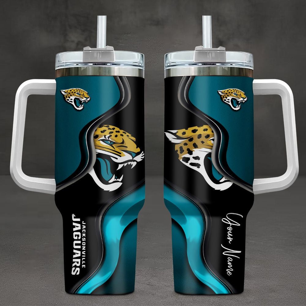 Jacksonville Jaguars NFL Custom Stanley Cup 40 oz 30 oz Tumbler With HandleTVC2301100