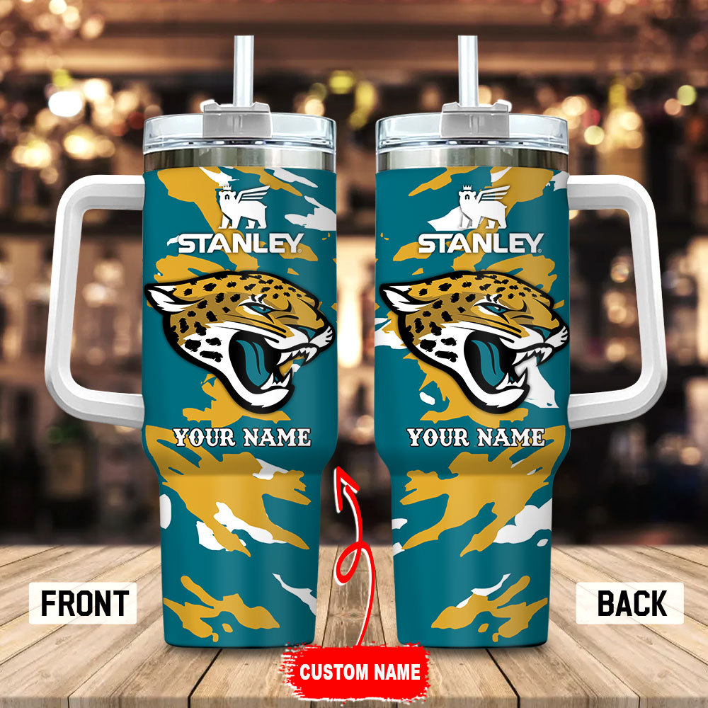 Jacksonville Jaguars NFL Custom Stanley Cup 40 oz 30 oz Tumbler With HandleTVC2301100