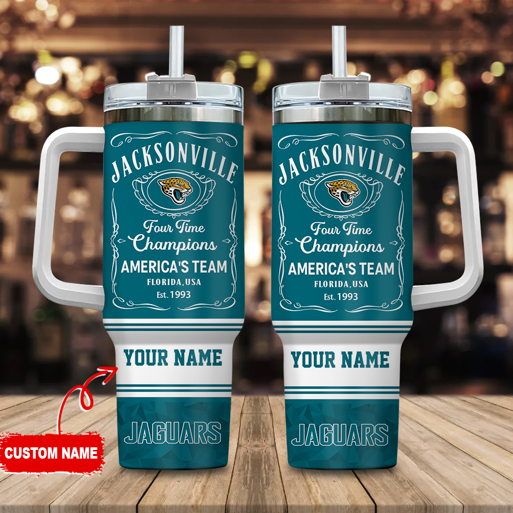 Jacksonville Jaguars NFL Custom Stanley Cup 40 oz 30 oz Tumbler With HandleTVC2301120
