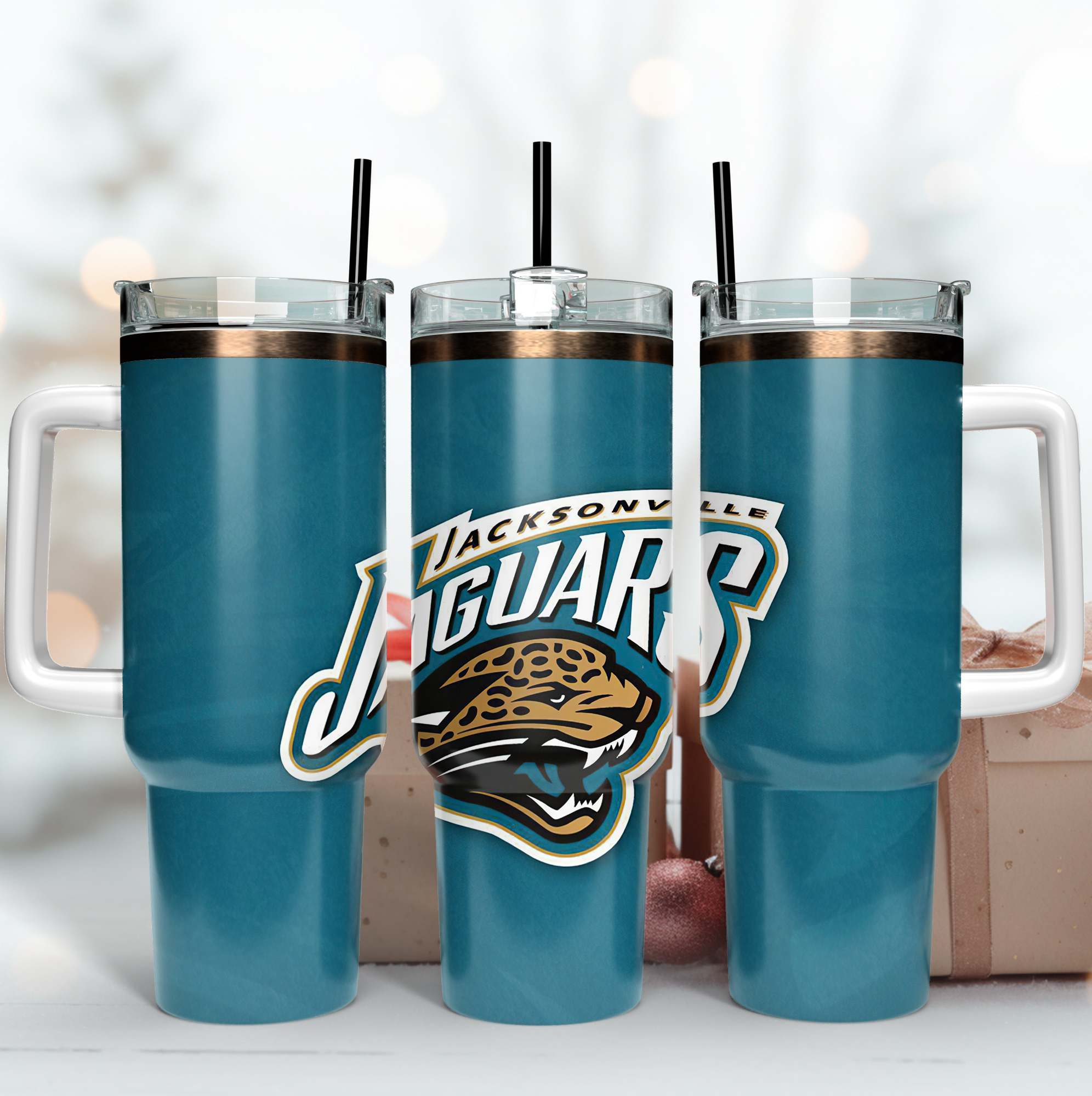 Jacksonville Jaguars NFL Custom Stanley Cup 40 oz 30 oz Tumbler With HandleTVC2301167