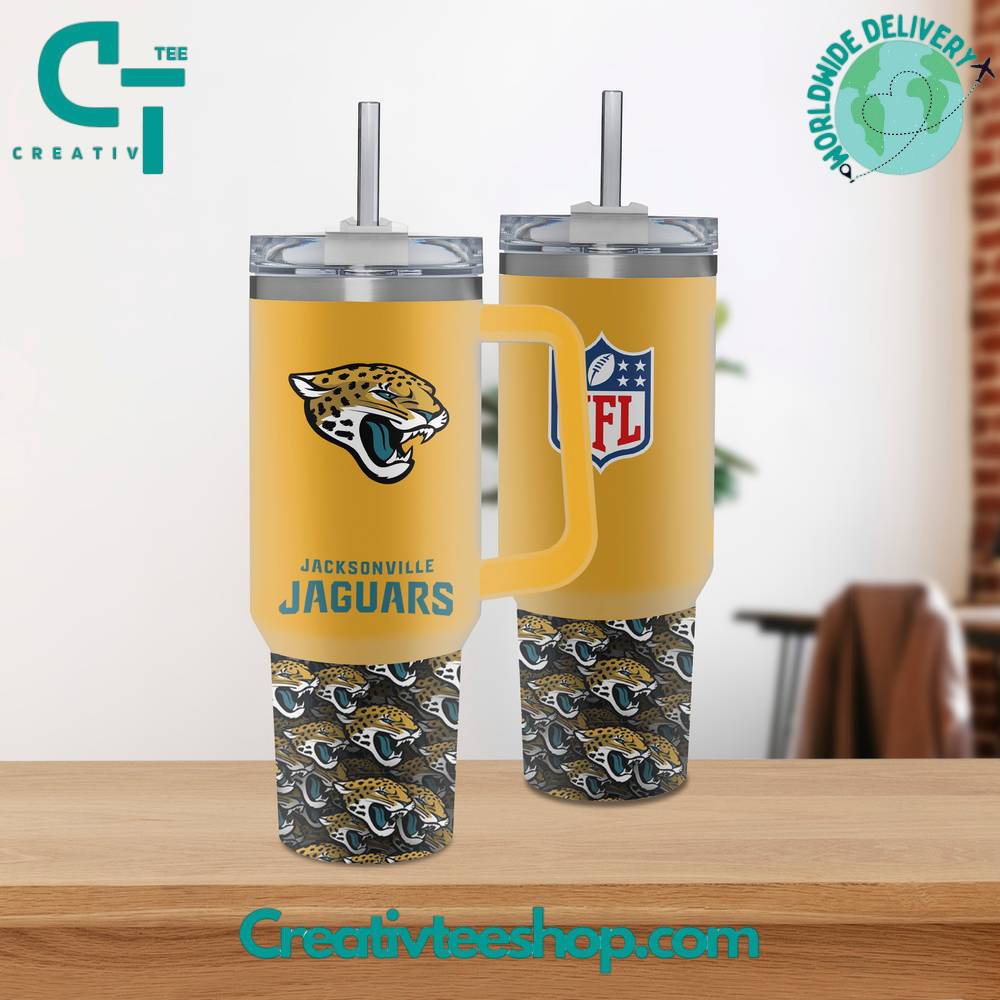 Jacksonville Jaguars NFL Custom Stanley Cup 40 oz 30 oz Tumbler With HandleTVC2301190