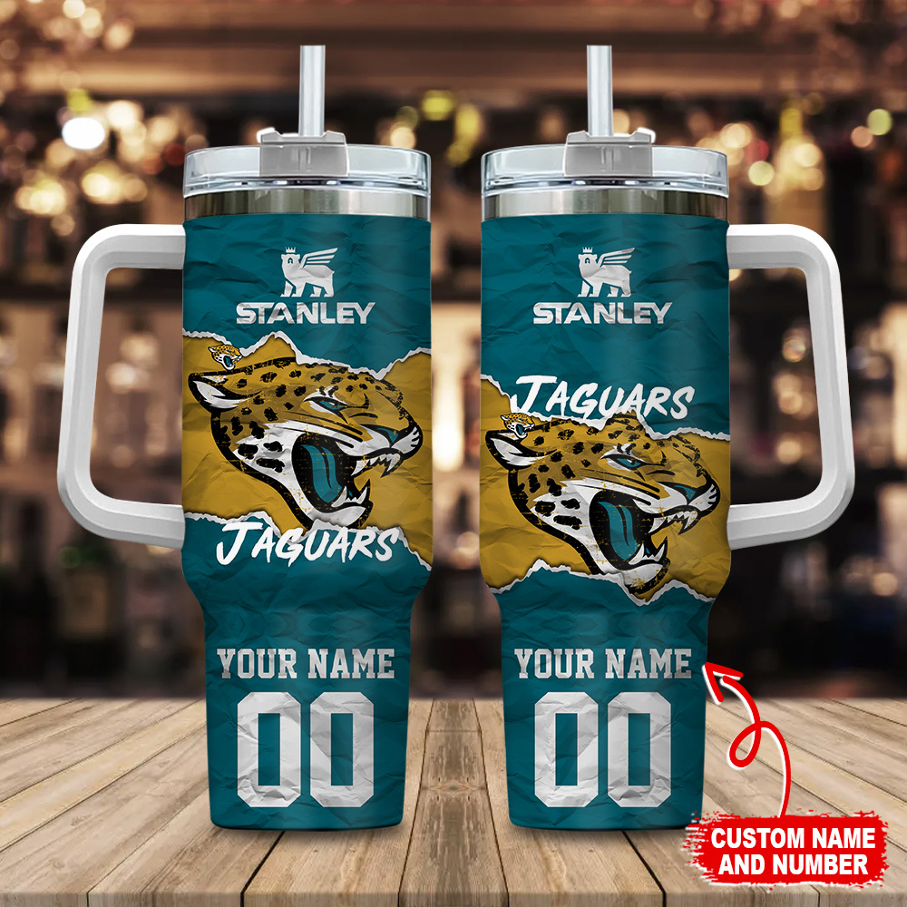 Jacksonville Jaguars NFL Custom Stanley Cup 40 oz 30 oz Tumbler With HandleTVC230141