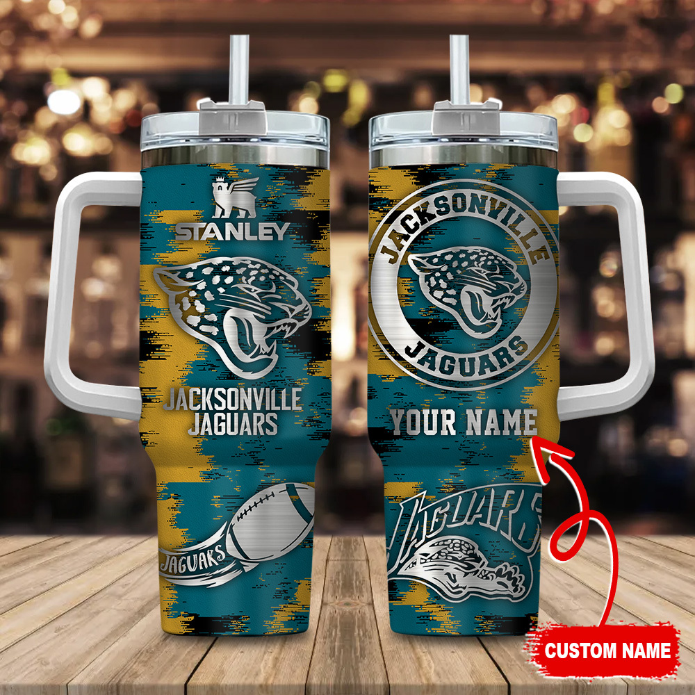 Jacksonville Jaguars NFL Custom Stanley Cup 40 oz 30 oz Tumbler With HandleTVC230149