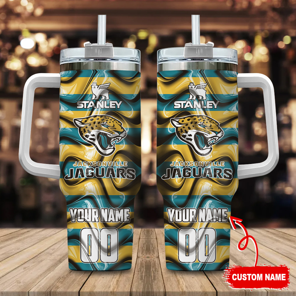 Jacksonville Jaguars NFL Custom Stanley Cup 40 oz 30 oz Tumbler With HandleTVC230171