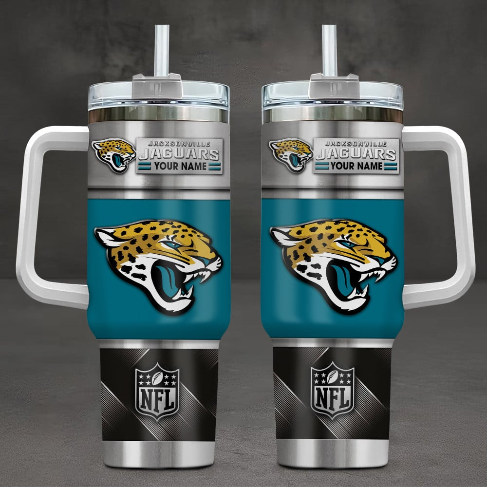 Jacksonville Jaguars NFL Custom Stanley Cup 40 oz 30 oz Tumbler With HandleTVC230197