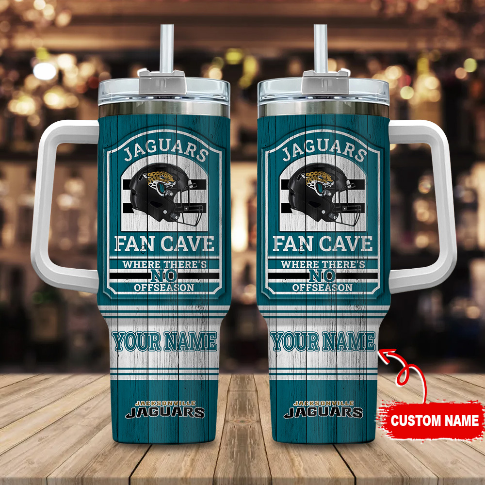 Jacksonville Jaguars NFL Fan Cave Custom Stanley Cup 40 oz 30 oz Tumbler With HandleTVC230176