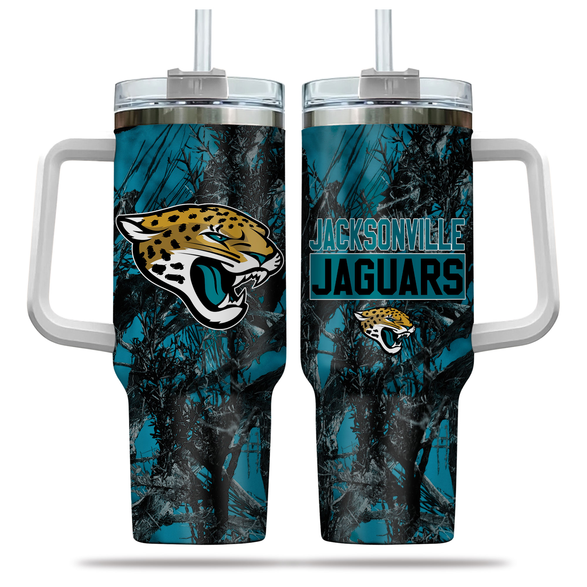 Jacksonville Jaguars NFL Hunting Custom Stanley Cup 40 oz 30 oz Tumbler With HandleTVC230182