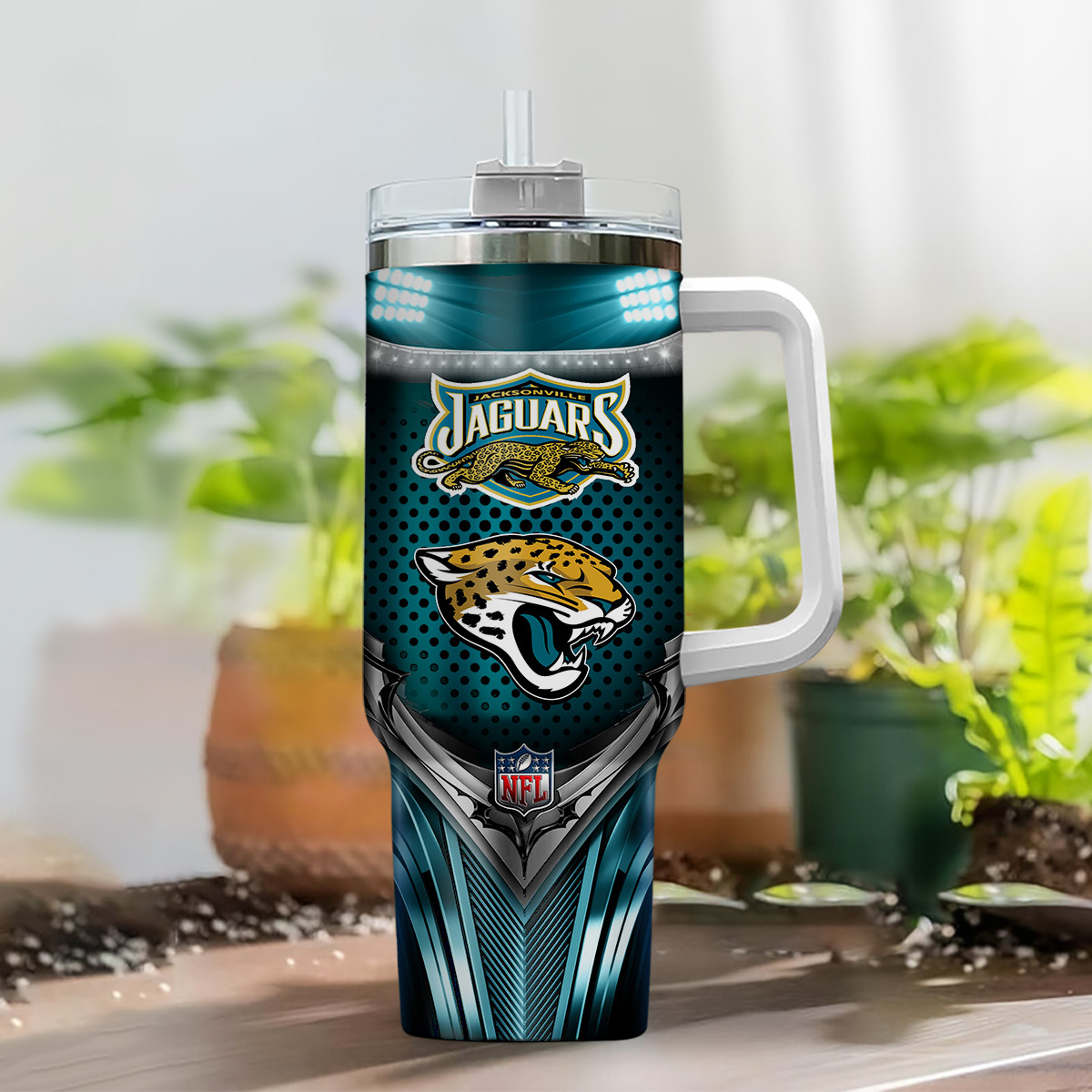 Jacksonville Jaguars NFL Nutrition Facts Custom Stanley Cup 40 oz 30 oz Tumbler With HandleTVC230194 - Image 2