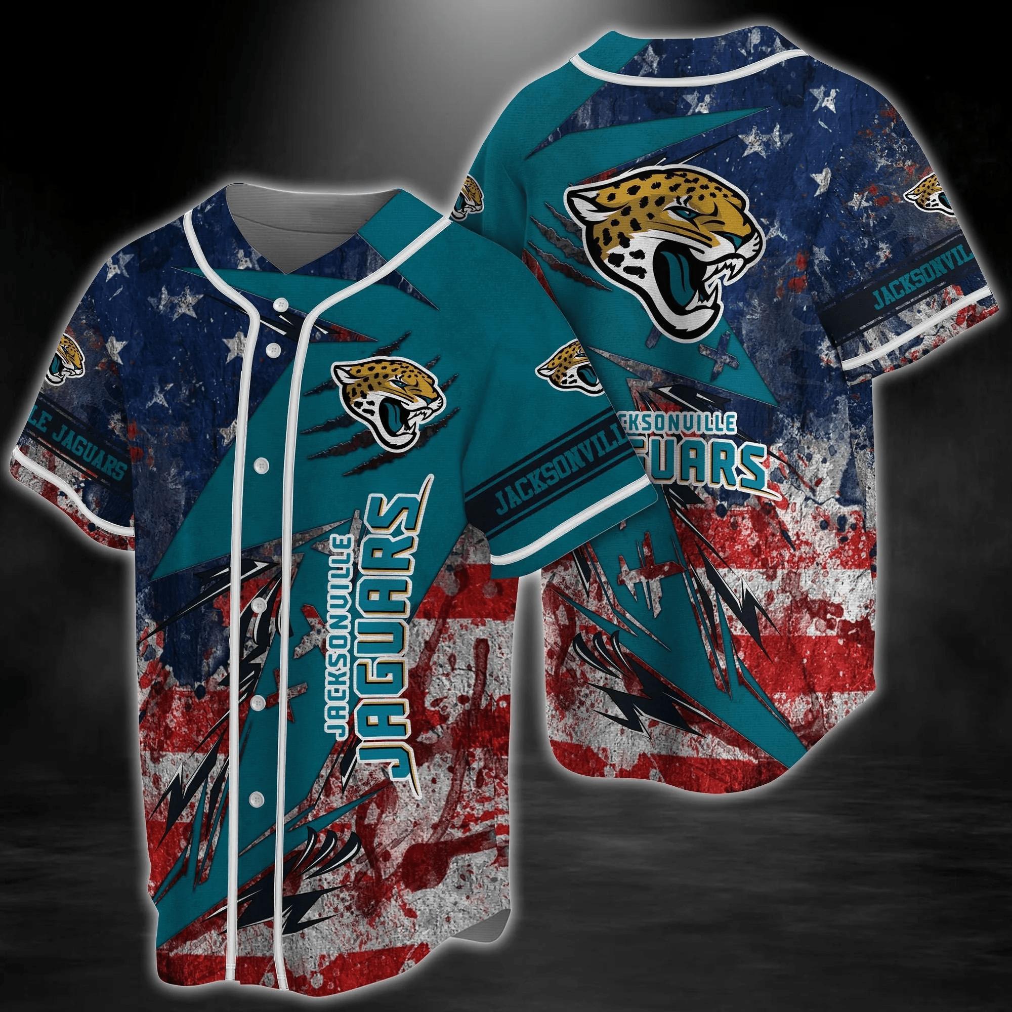 Jacksonville Jaguars NLF Baseball Jersey Shirt For This Season
