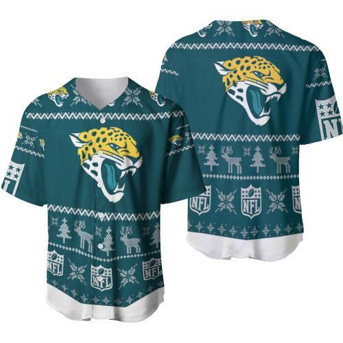 Jacksonville Jaguars NLF Ugly Sweatshirt Christmas D Baseball Jersey