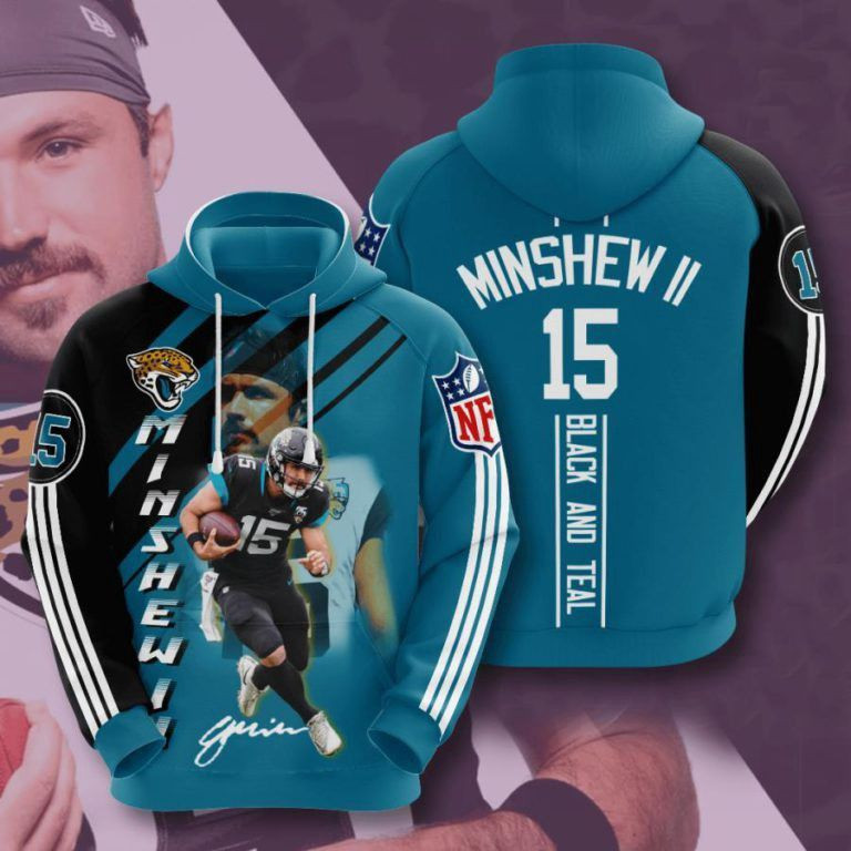 Jacksonville Jaguars Number 15 3D All Over Print Hoodie, Zip Hoodie