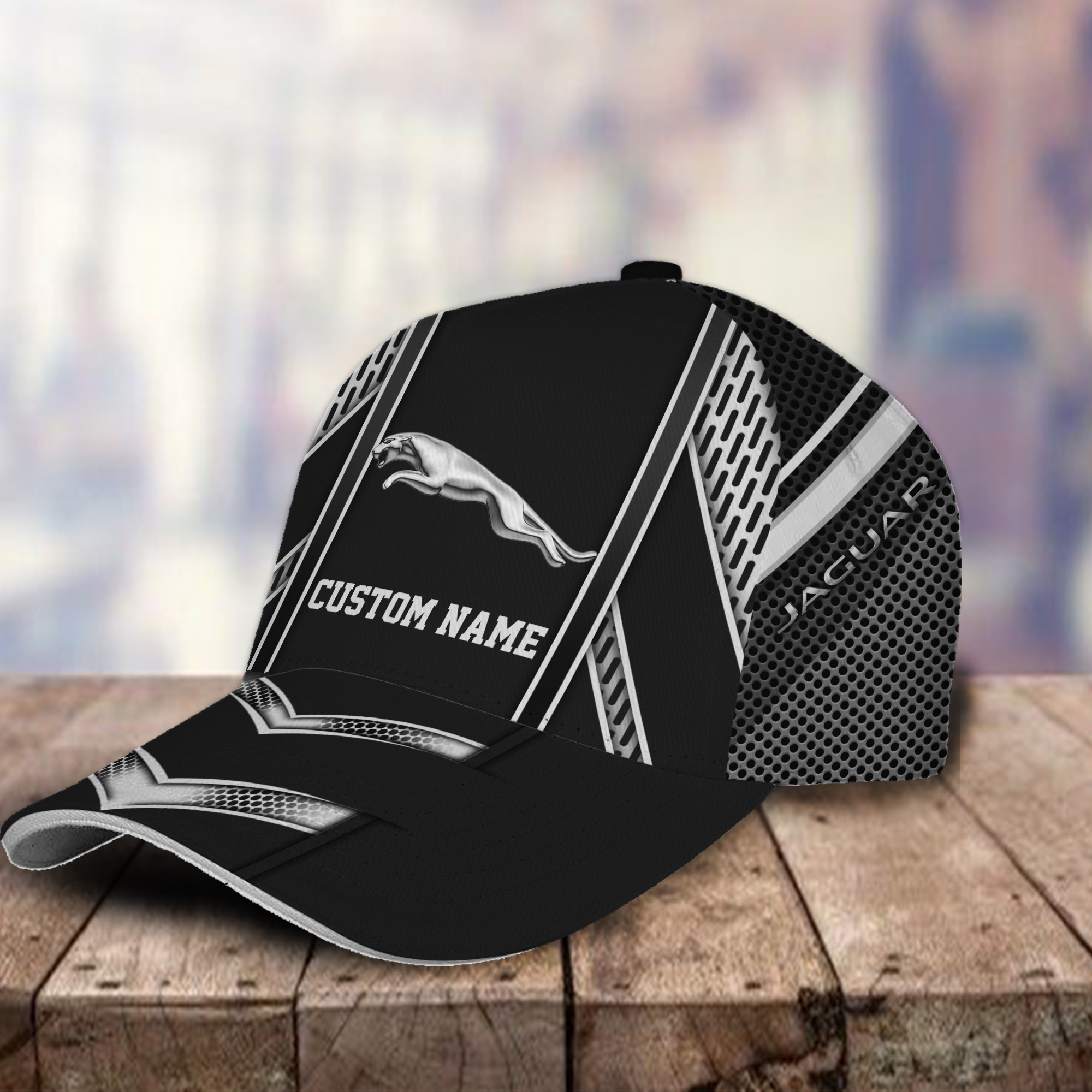 Jaguar Cars 3D Classic Cap Hat Personalized Name For Men Women Trucker Hats Custom Hats Gifts For Men & Women