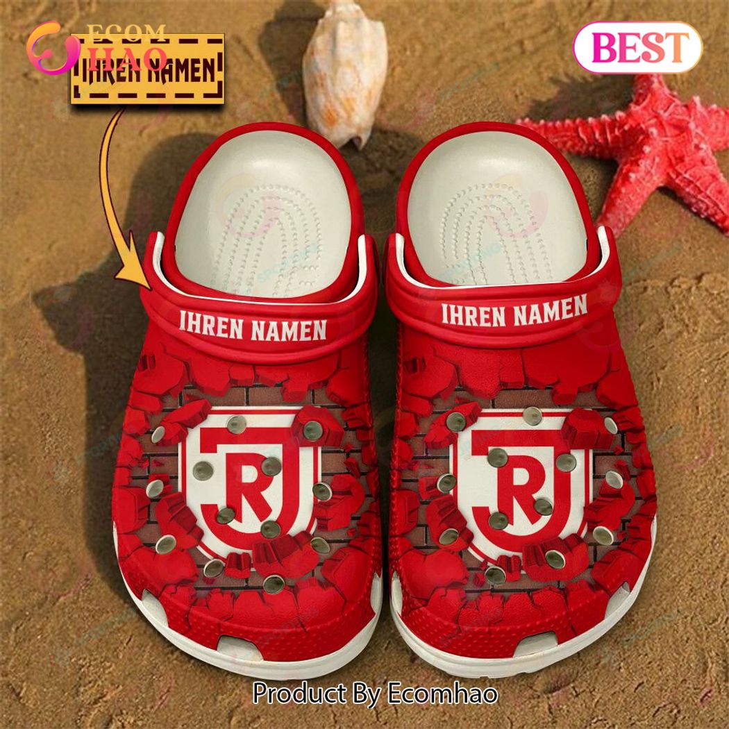 Jahn Regensburg Bundesliga Sport Crocs Crocband Clogs Shoes Comfortable For Men Women and Kids