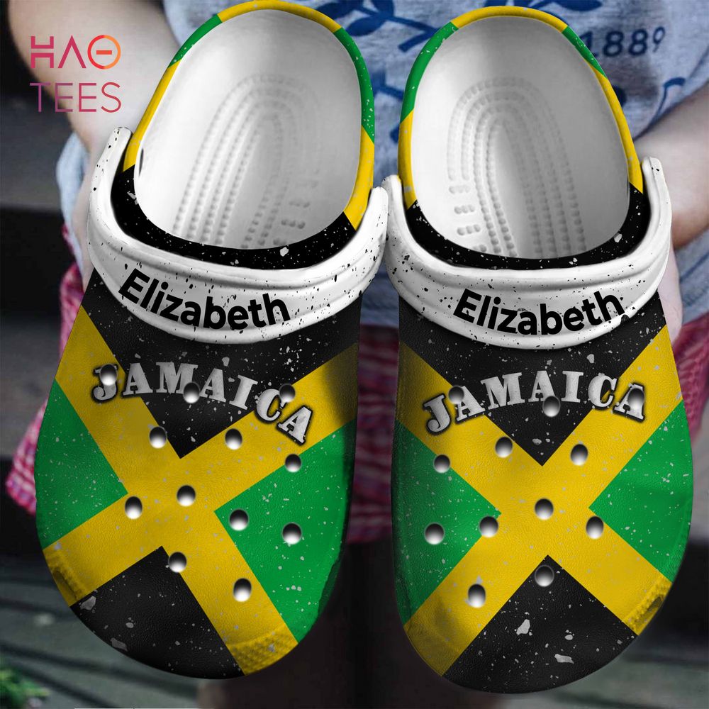 Jamaica Flag Jamaican Crocs Crocband Clogs Shoes Comfortable For Men Women and Kids