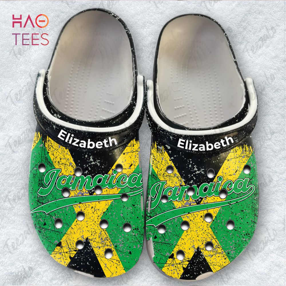 Jamaica In Jamaica Flag Crocs Crocband Clogs Shoes Comfortable For Men Women and Kids