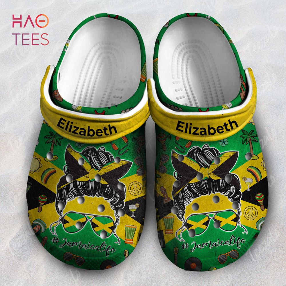 Jamaica Life Flag Symbol Crocs Crocband Clogs Shoes Comfortable For Men Women and Kids