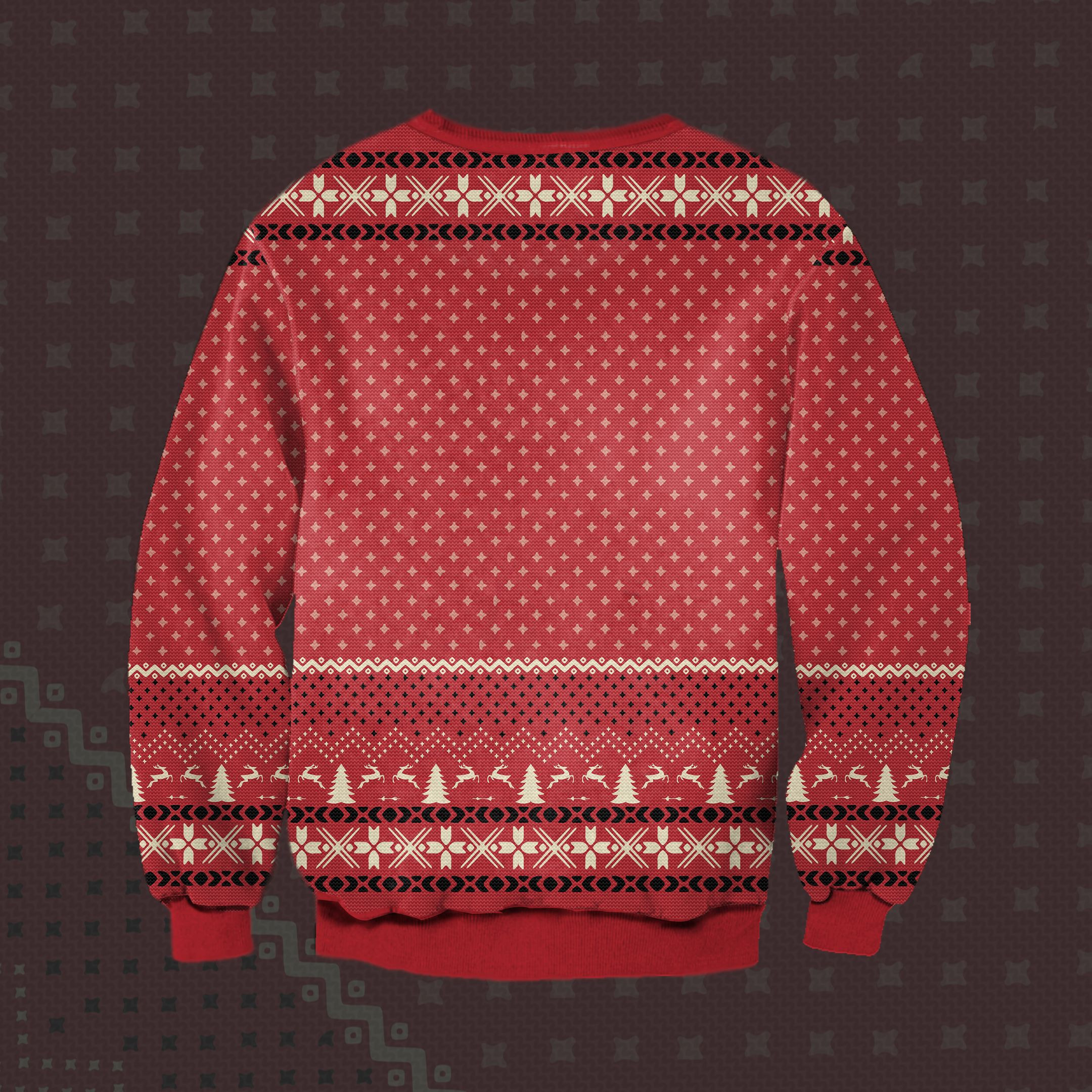 James Bond 60Th Anniversary Ugly Christmas Sweater Adult 3D Funny Matching for family - Image 2