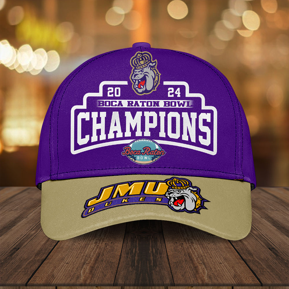 James Madison Dukes Ncaa Football Personalized Cap For Fan Baseball Cap Classic Hat