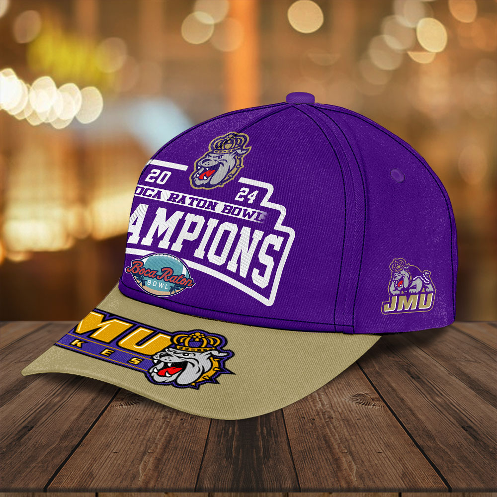 James Madison Dukes Ncaa Football Personalized Cap For Fan Baseball Cap Classic Hat