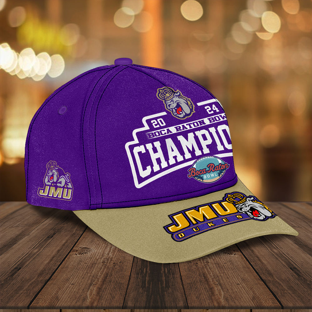 James Madison Dukes Ncaa Football Personalized Cap For Fan Baseball Cap Classic Hat