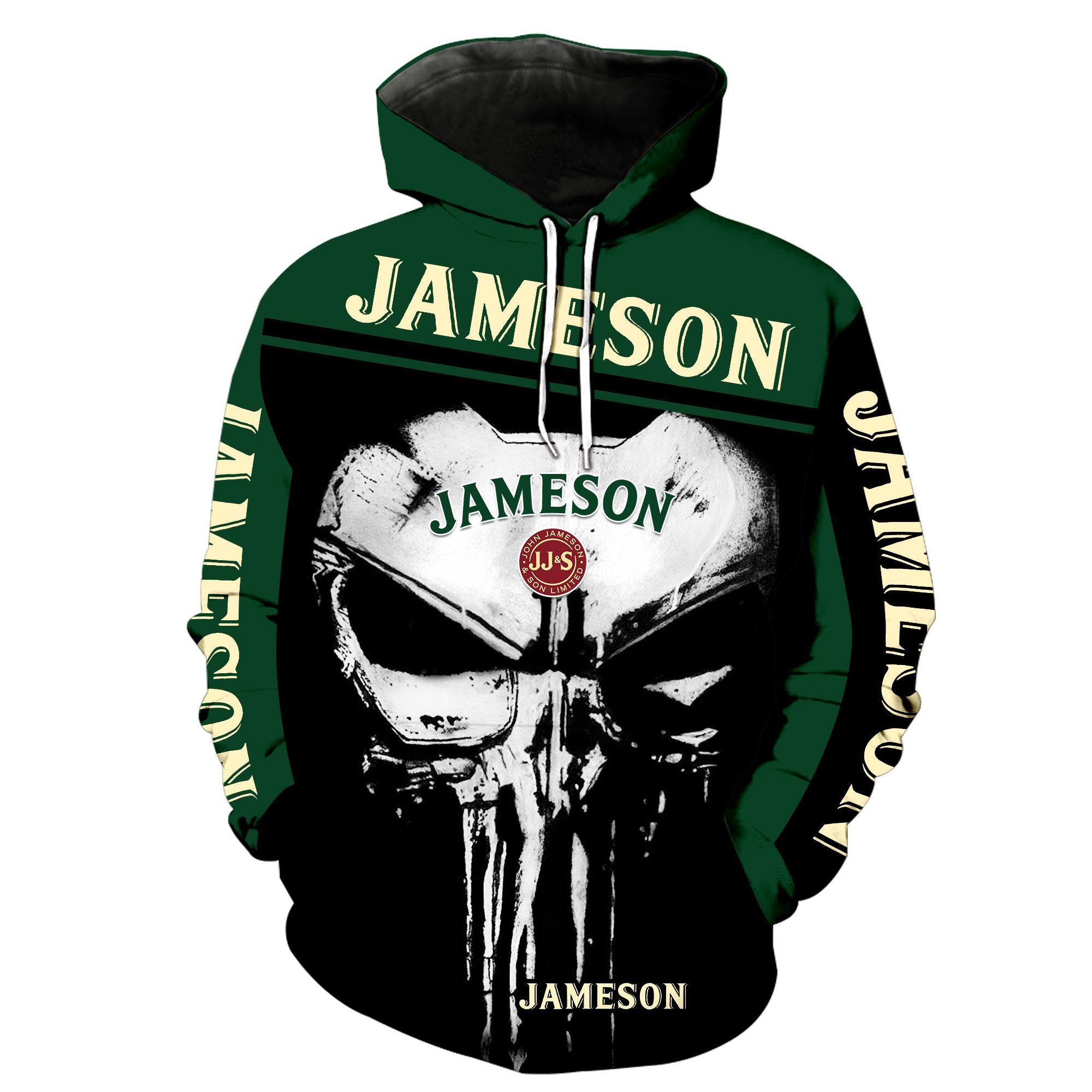 Jameson 3D All Over Print Hoodie, Zip Hoodie