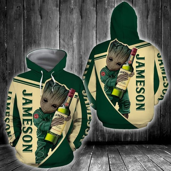 Jameson 3D All Over Print Hoodie, Zip Hoodie