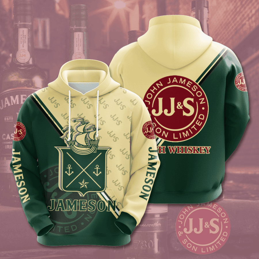 Jameson 3D All Over Print Hoodie, Zip Hoodie