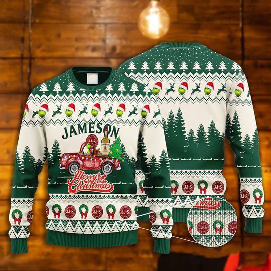 Jameson-funny character-Merry-Christmas-Ugly-Christmas-Sweater - Image 3