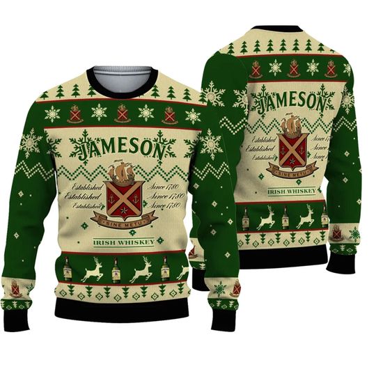 Jameson Irish Whiskey Christmas Sweater - Image 2