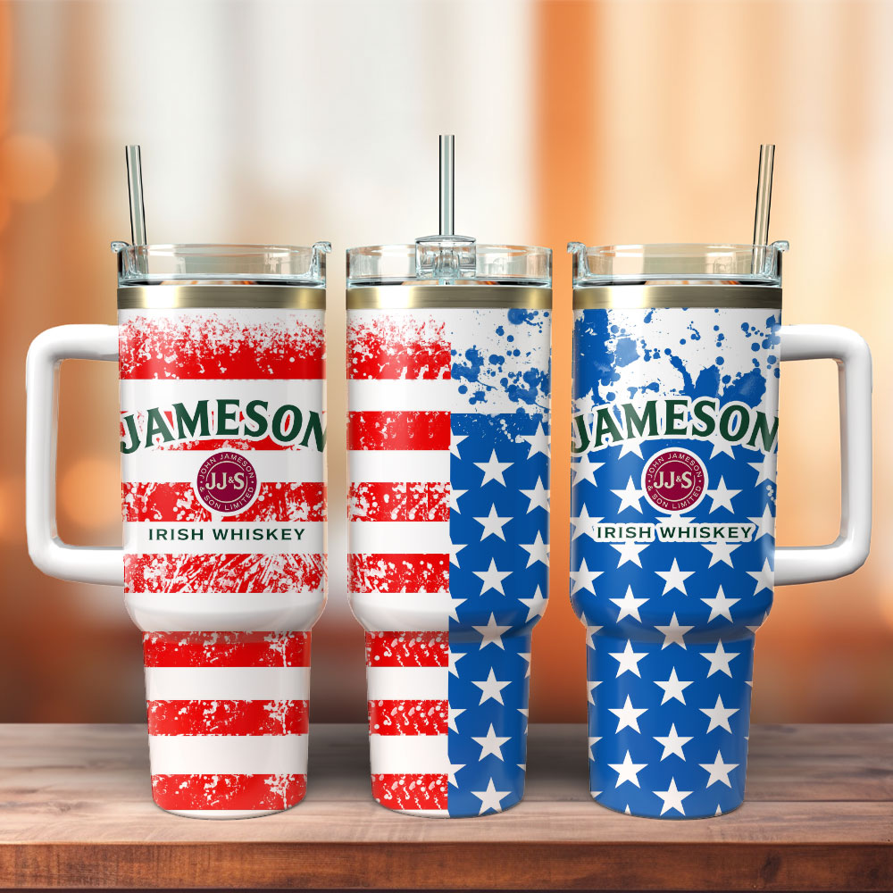 Jameson Irish Whiskey Drink Custom Stanley Cup 40 oz 30 oz Tumbler With HandleTVC2301237