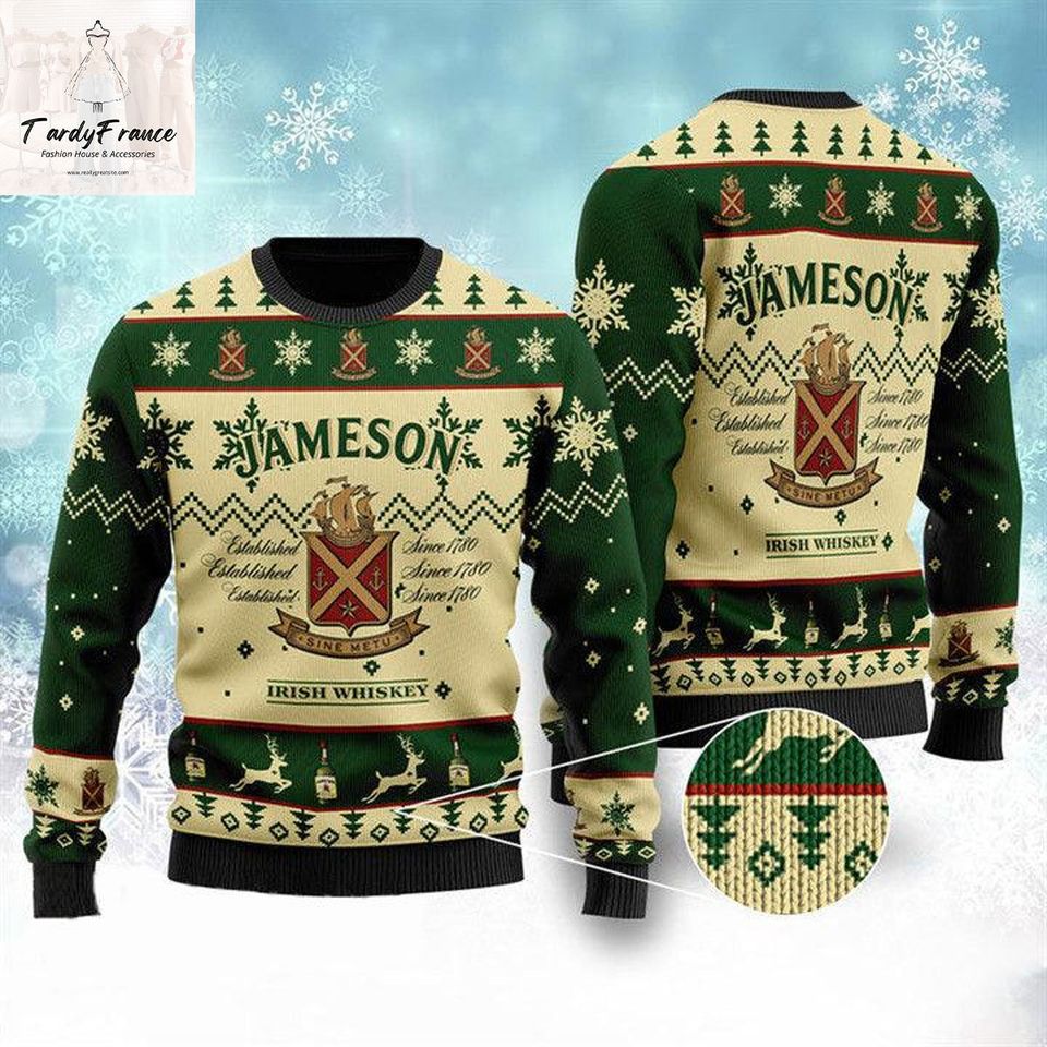 Jameson Ugly Sweater Holiday Gift
