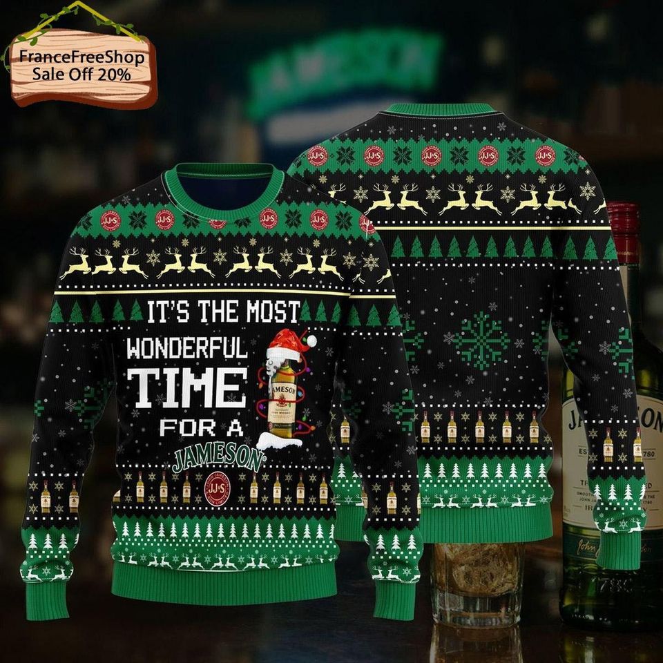 Jameson Ugly Sweater Holiday Gift