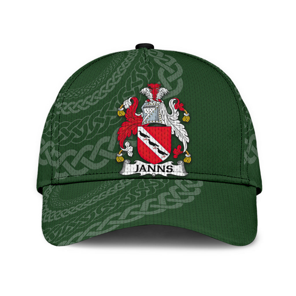 Janns Coat Of Arms - Irish Family Crest St Patrick's Day Hat Classic Cap Trucker Hats Custom Hats Gifts For Men & Women