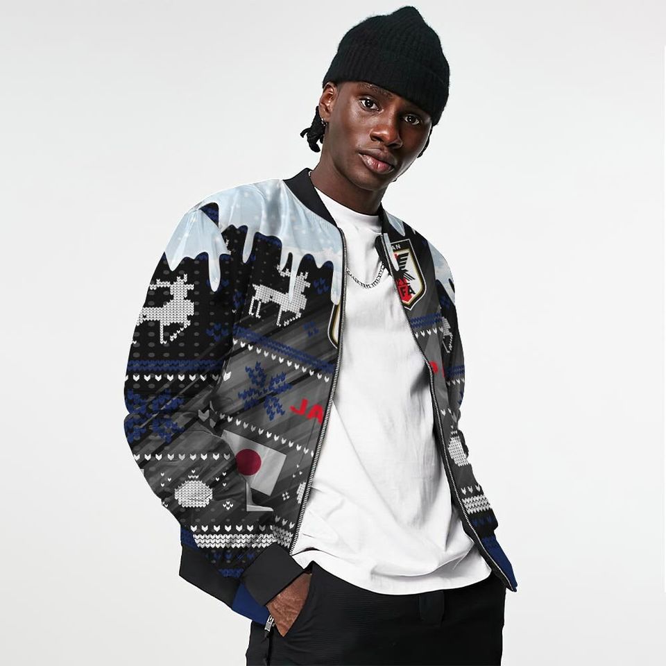 Japan Ugly Christmas Sweater Sport Soccer Team, World Cup 2022 3D Sweatshirt - Image 9